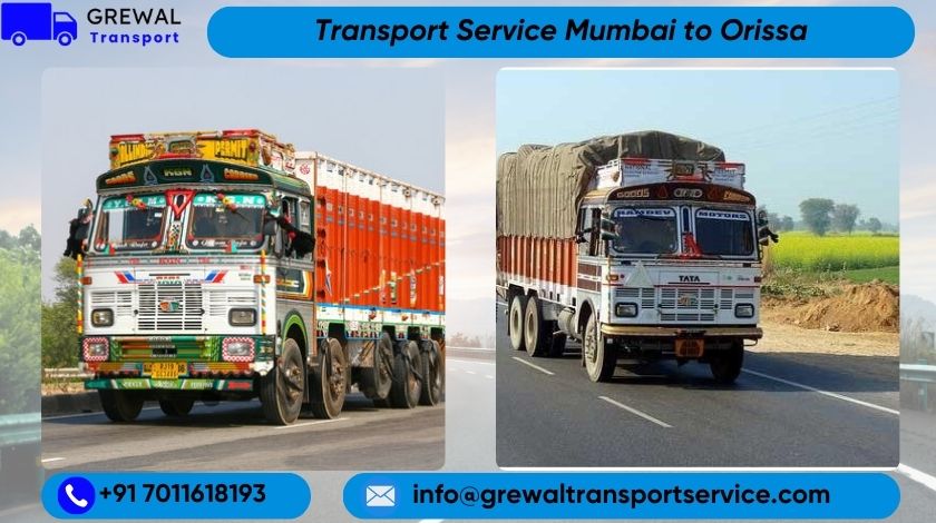 Goods Truck Transport From Mumbai To Orissa