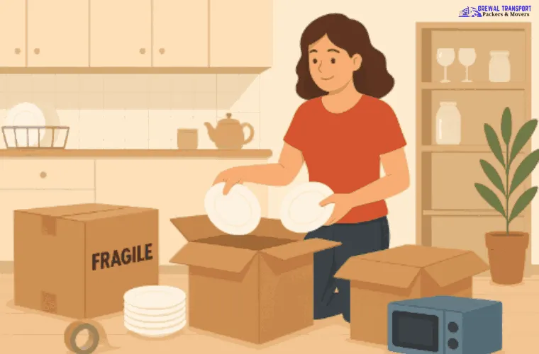 Kitchen Packing Tips for Safe House Moving