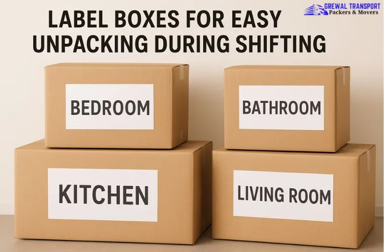 Simple Tips to Label Boxes during Shifting
