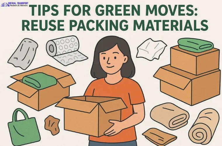 Tips for Green Moves: Reuse Packing Materials