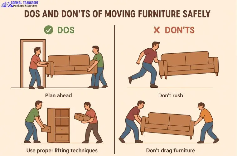 Safe Furniture Moving Tips for Your Home