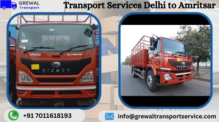 Affordable truck transport services from Delhi to Amritsar with transparent charges