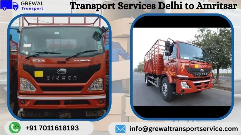 Affordable truck transport services from Delhi to Amritsar with transparent charges